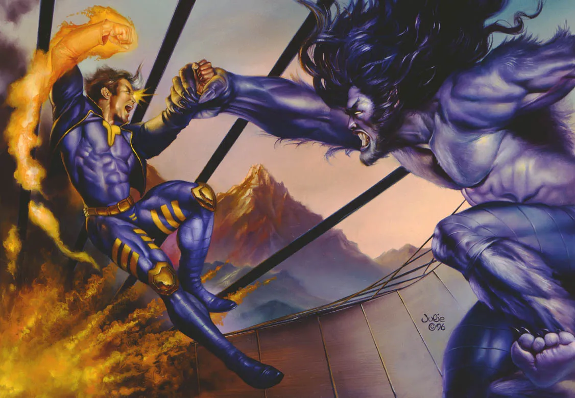 X-Man Vs Dark Beast
